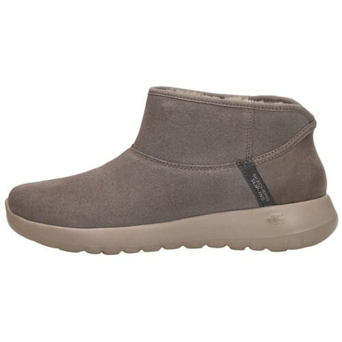 Skechers Hands Free Slip-Ins On-the-Go dames gevoerde boot - Taupe - Maat 37