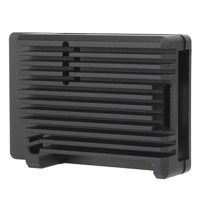 Boîtier Dissipateur Thermique en Alliage d'Aluminium Coque de Protection Boîtier Extérieur 2 Couches pour Raspberry Pi 4B