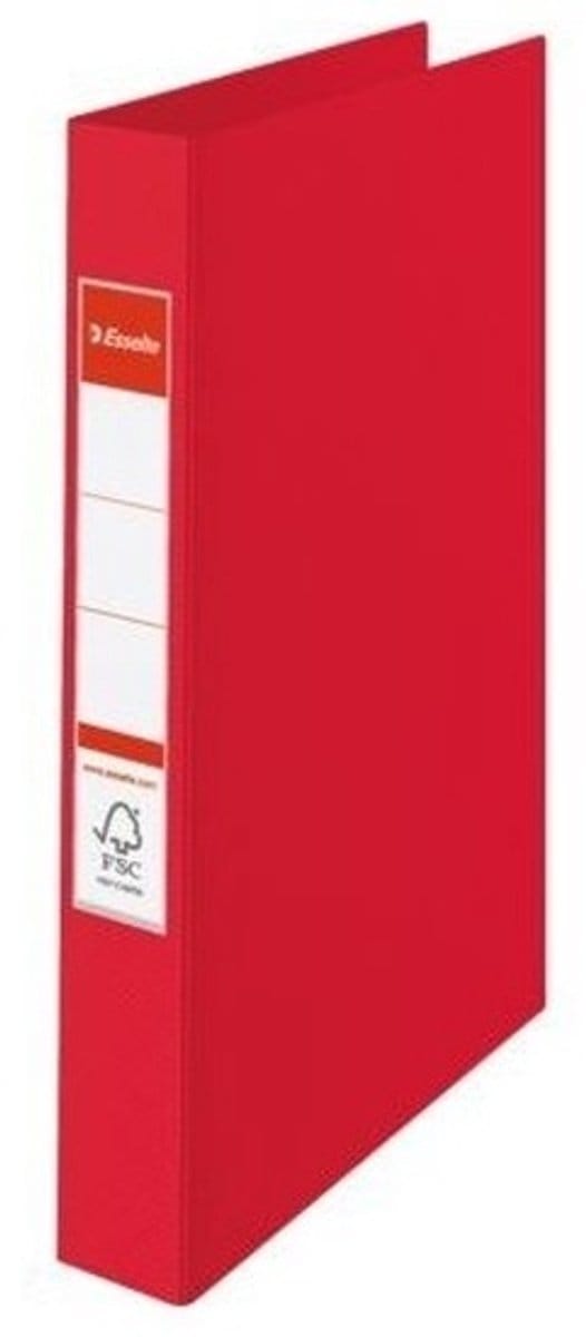 Esselte Ringband mappen/ordners - 8x - rood - A4 - opbergen - kantoorartikelen