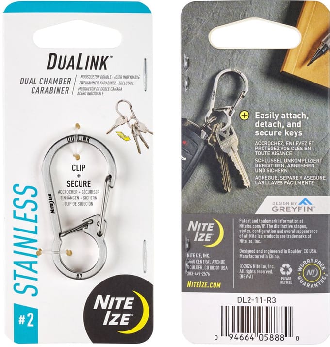 Nite Ize Dualink Karabijnhaak Zilver #2