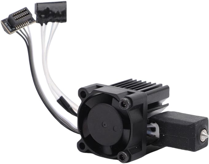 Dailygoods- Hotend Kit Geïntegreerd Mondstuk 0,2 Mm - 3D Printer - Hoge Efficiëntie Afdrukken - Duurzaam Ontwerp - Temperatuurregeling - Veiligheidsventilator