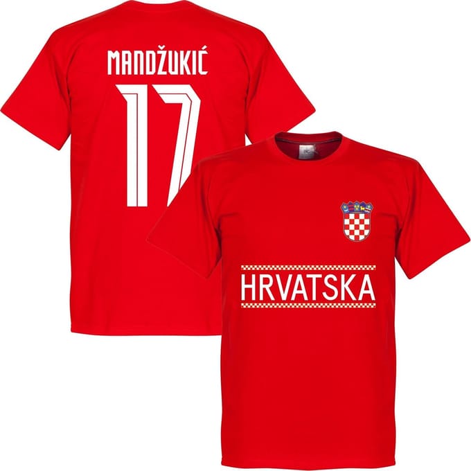 Kroatie Mandzukic Team T-Shirt - S