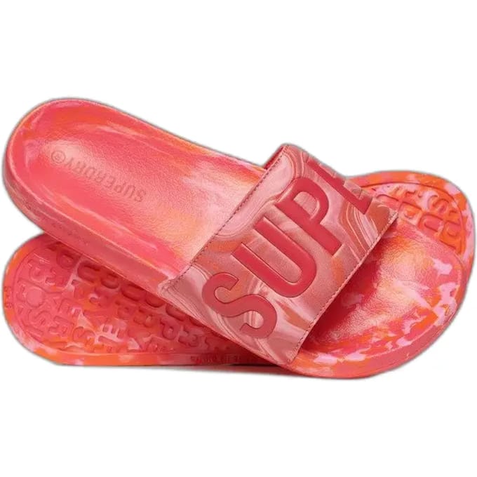 Superdry - Marble badslippers - Dames - Slippers