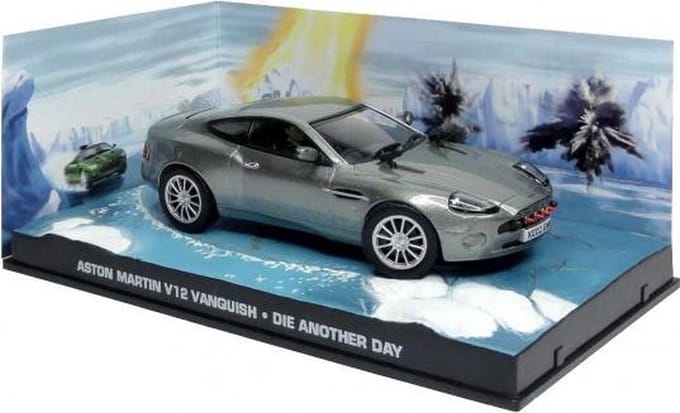 Modelauto Aston Martin Vanquish V12 grijs 1:43