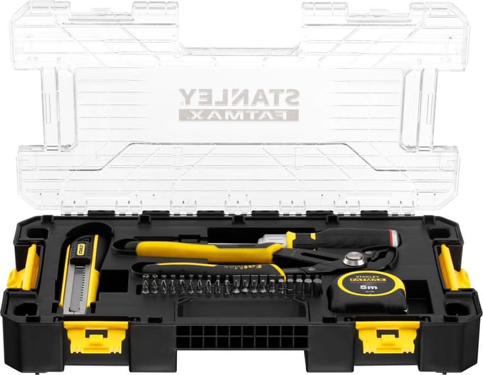 Stanley FatMax Serie - Gereedschapskoffer - 44-delig - PRO-STACK-compatibel - Transparant Deksel