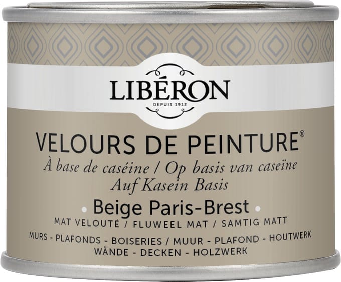 Liberon Velours De Peinture Muurverf - Mat - Beige Paris-brest - 0,125l