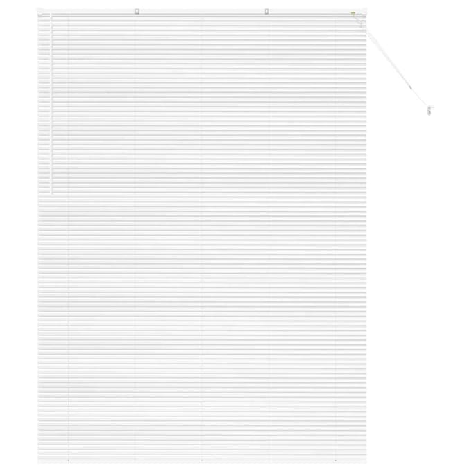 vidaXL - Venetiaanse - jaloezie - Wit - 220 - x - 155 - cm - 25 - mm - Aluminium