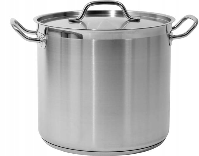 Yato RVS Kookpan met Deksel 28x25cm, 15,4L - Professioneel