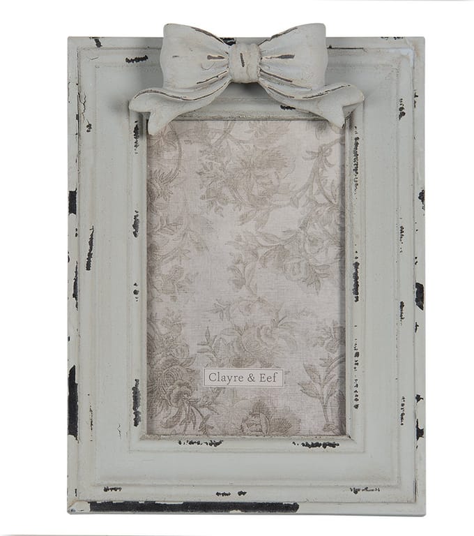 Clayre & Eef Fotolijst 10x15 cm Blauw MDF
