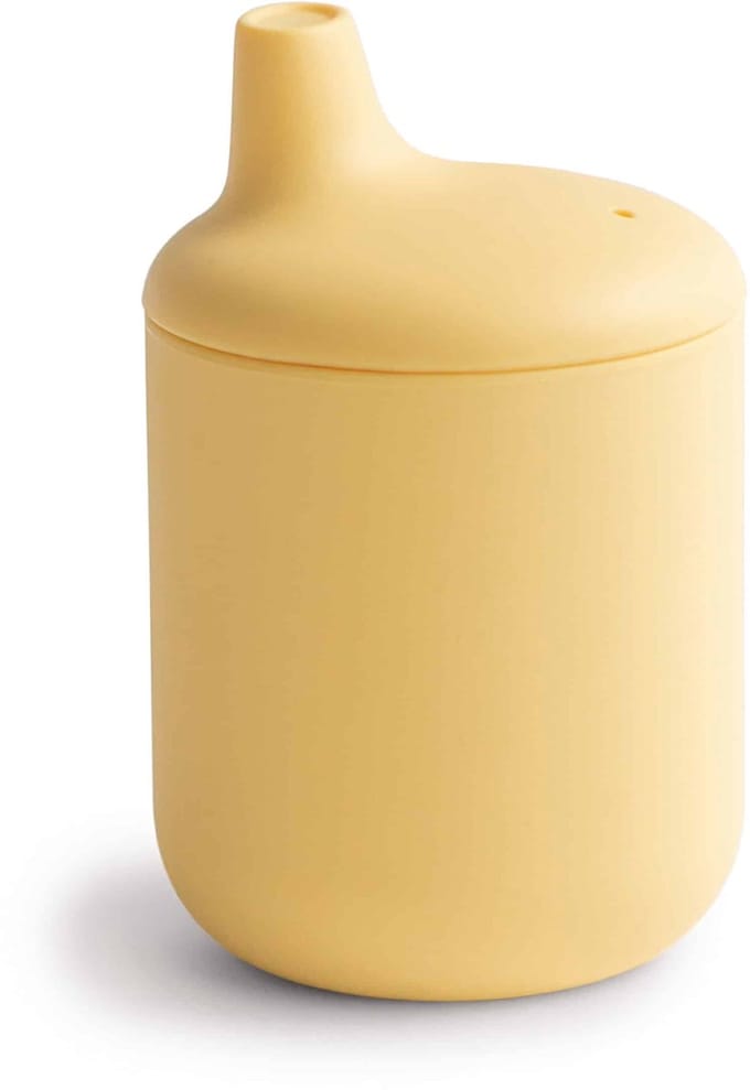 Mushie Tuitbeker Siliconen Sippy Cup - Pale Daffodil