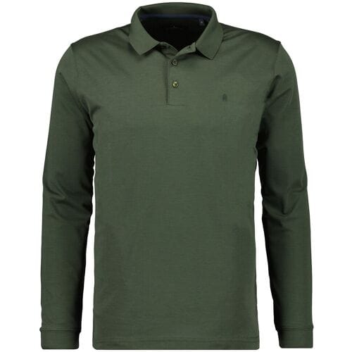 Ragman Polo Soft Knit Modern Fit Easy Care Thyme / male