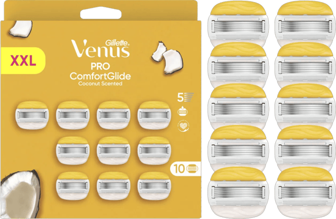 Gillette Venus Comfortglide Coconut - 10 Scheermesjes - voor Vrouwen