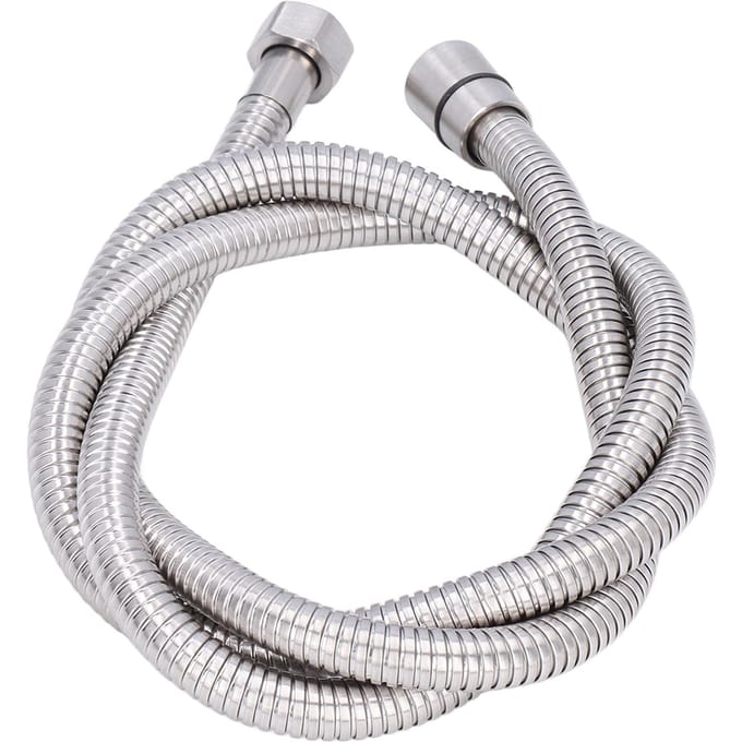 Roestvrijstalen Doucheslang Explosieveilig G1/2 Douchekopslang voor Badkamer Zilver 1.5m/4.9ft white