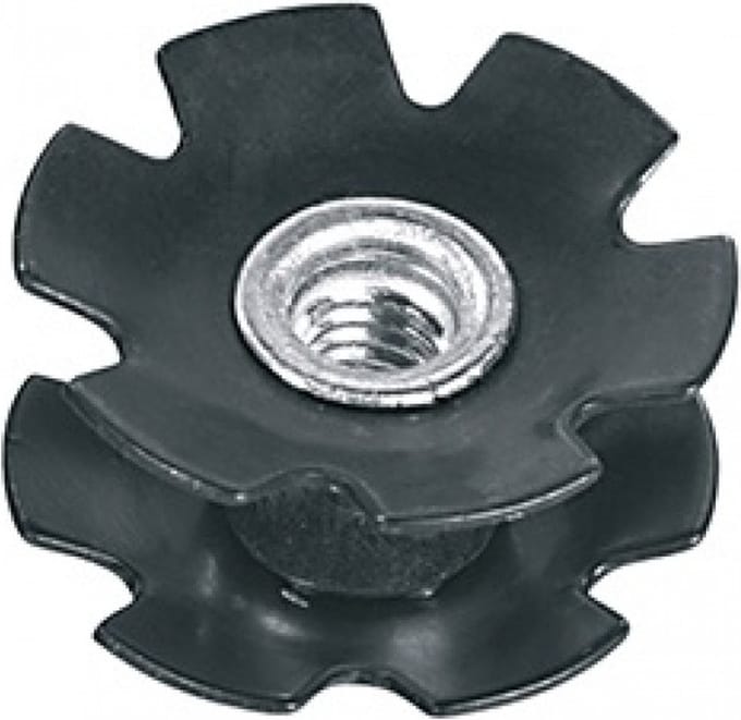 Balhoofdplugklauw Ergotec 1-1/8" - zwart
