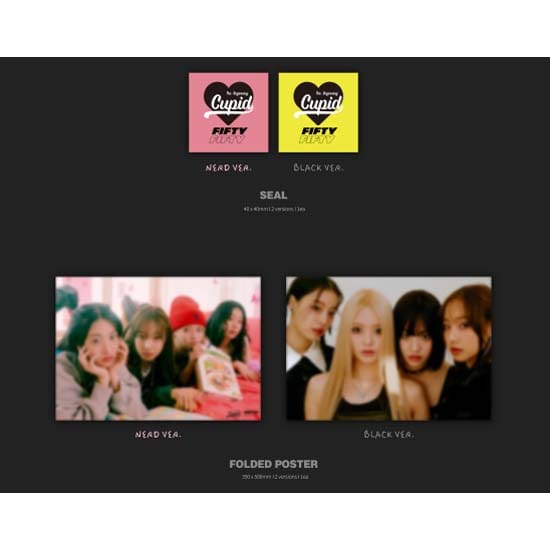 FIFTY FIFTY 1e singlealbum 'The Beginning': Cupido' Random Ver pink