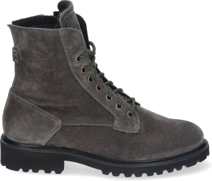 Durea Dames Veterboot - 9769-185-0645 Grijs - Wijdte H - Maat 7½ (41)