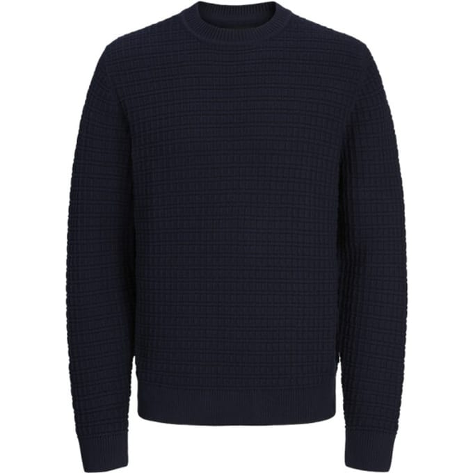 JACK&JONES - JPRBLABRUCE KNIT STRUCTURE CREW NECK - Heren - Gebreide truien