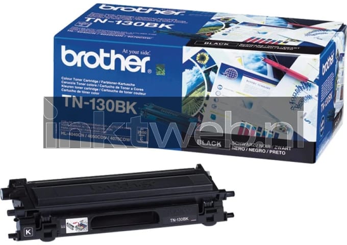 Brother TN130BK - Black Laser Toner - Lasertoner Zwart
