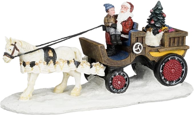 Luville Classics Santa on his sleigh