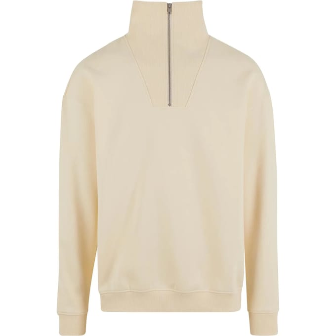 Urban Classics - Cut&Sew Troyer Sweater/trui - S - Creme