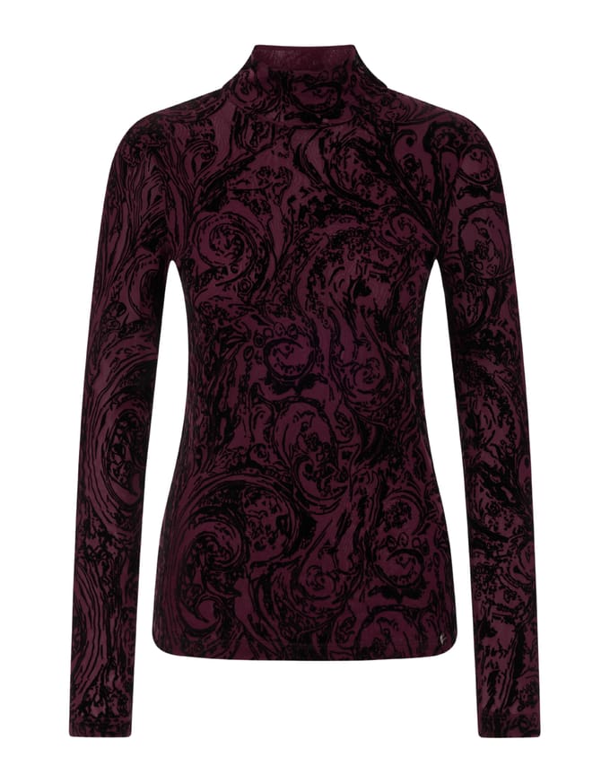 Marccain T-shirt T-shirts Bordeaux Bc 48.12 J36