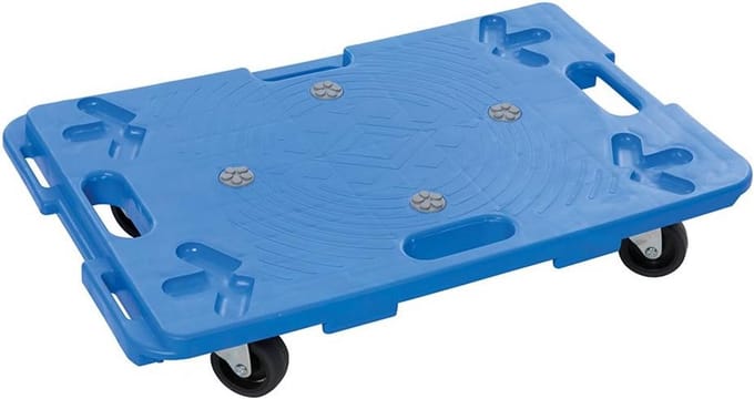 Kunststof dolly 100 kg - Draaibaar platform voor zware lasten
