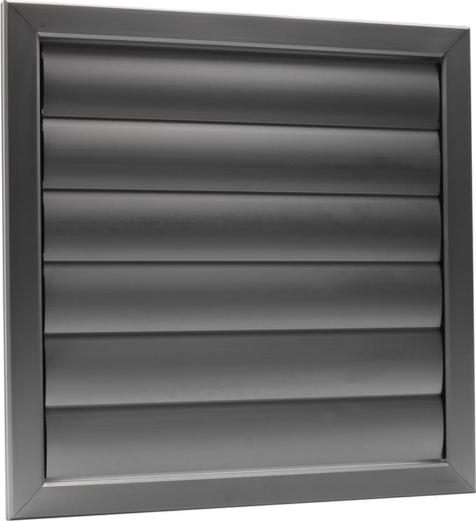 ALU lamellenrooster 355x355mm F1 aluminium