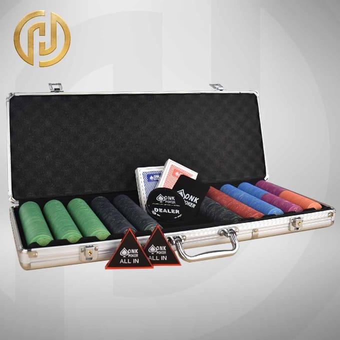 Pokerset Hades Tournament Deluxe MEC Shop Compleet Gold