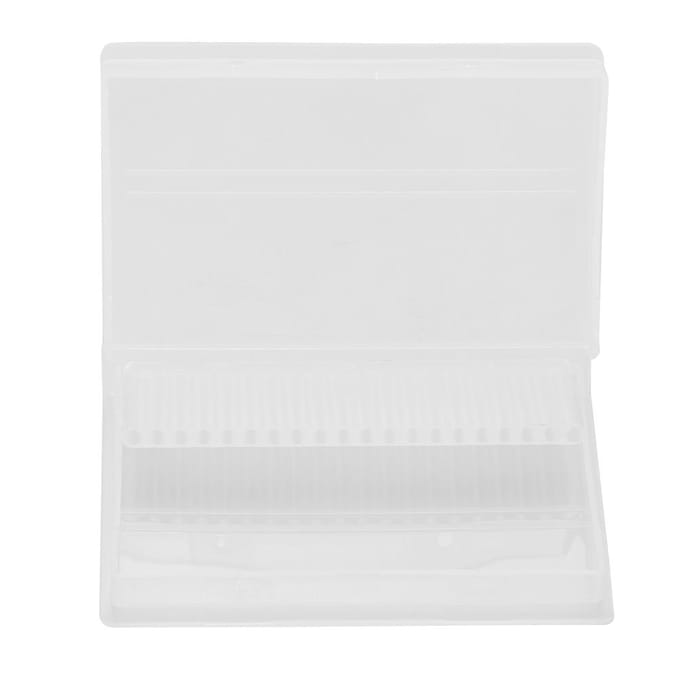 Étui de rangement pour forets à ongles à 20 emplacements, présentoir pour outils de manucure white