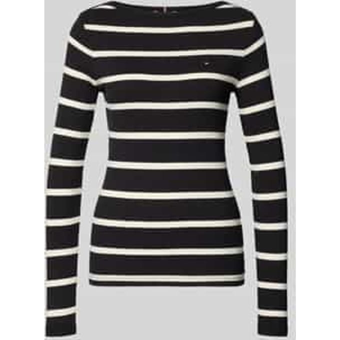 Slim fit shirt met lange mouwen van viscosemix
