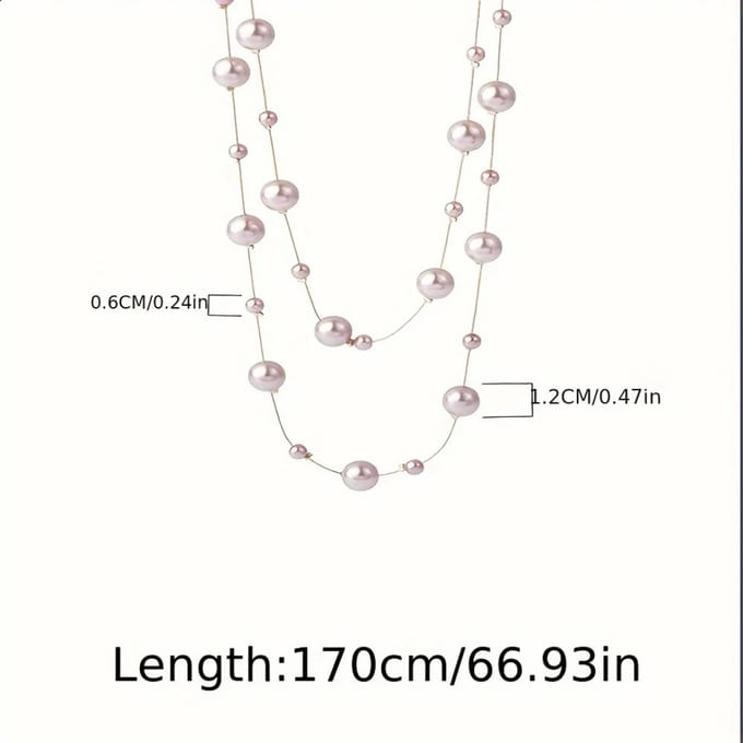 Nivard Ketting - Dames - Staal - Nep zilver - Met Hanger - Wit + Nep Goud