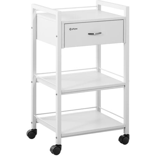 physa Cosmetische trolley - 1 lade - 3 planken - 47.5 x 40 x 85.5 cm 10040489