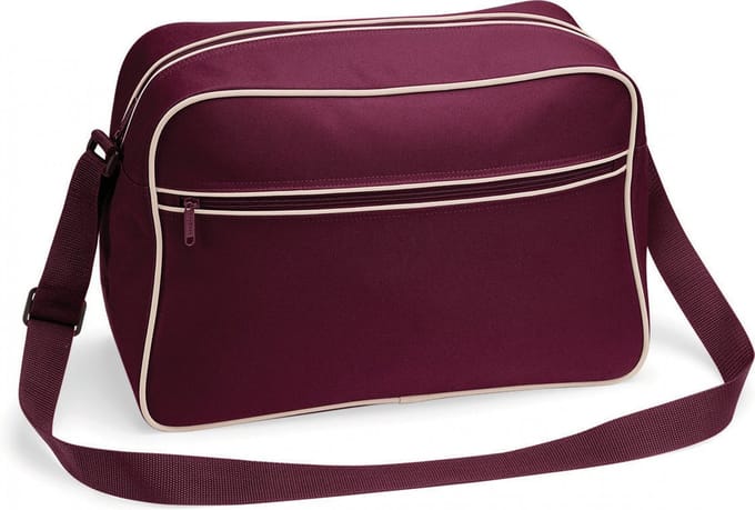 Bagbase Retro Schoudertas Classic Red 18 Liter