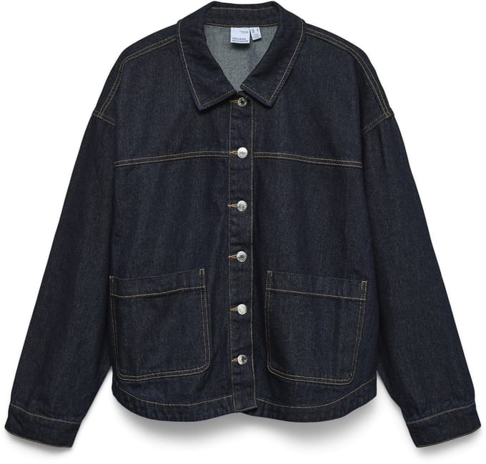 VERO MODA - VMJAMIE LS DENIM SHACKET MIX GA NOOS - Dames - Gewatteerde jassen