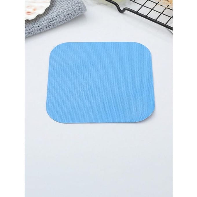 Multifunctioneel Rubberen Flesopener Kussen, Rond Antislip Blikopener Blue Square groen