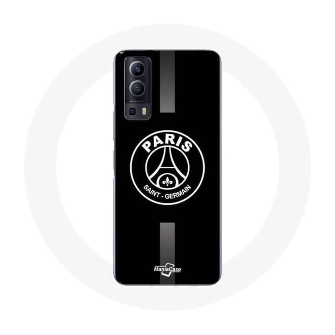Coque - PSG - Vivo Y72 - Logo Jordan - Souple - Sportif - Gris/Noir gris
