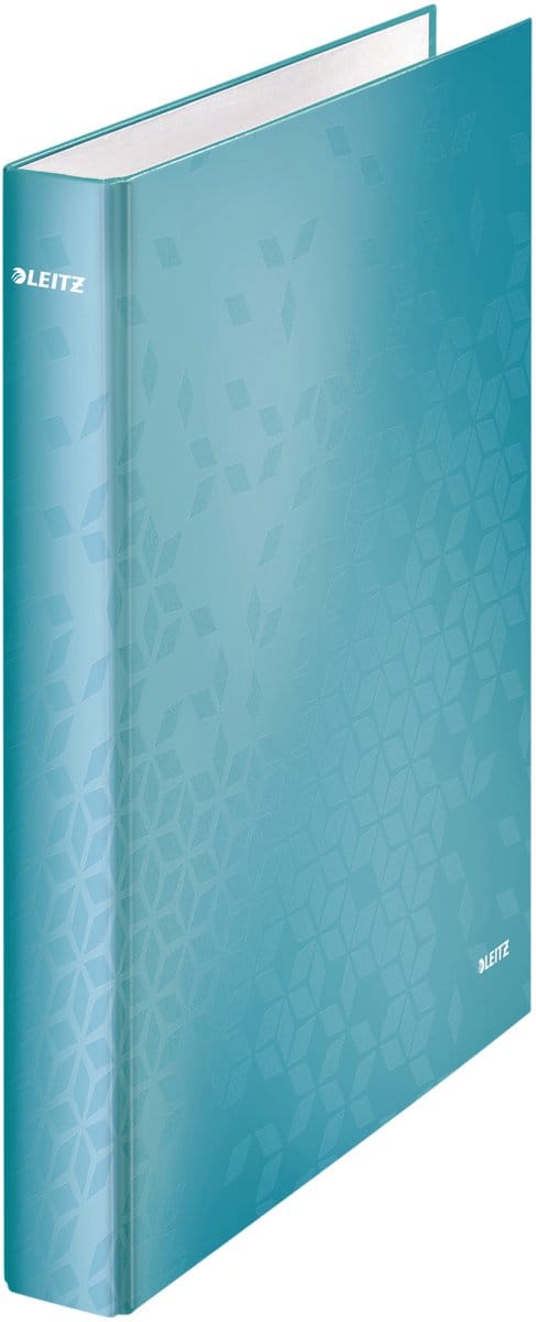 Leitz WOW ringmap 2 ringen, ijsblauw 10 stuks