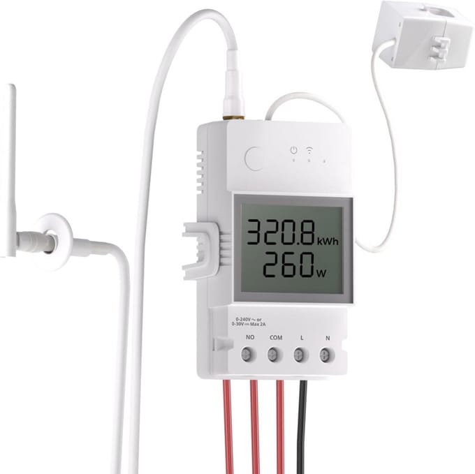 Slimme Energie Meter voor Thuis met WIFI en Energie Statistieken