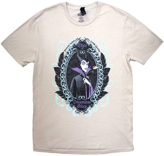 Disney Sleeping Beauty - Maleficent Dreamless Sleep Heren T-shirt - M - Creme