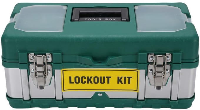 Lockout Tagout Box - Veiligheidsstation Noodstop Box - Industrieel Onderhoud - Transparant Onderdelen Compartiment
