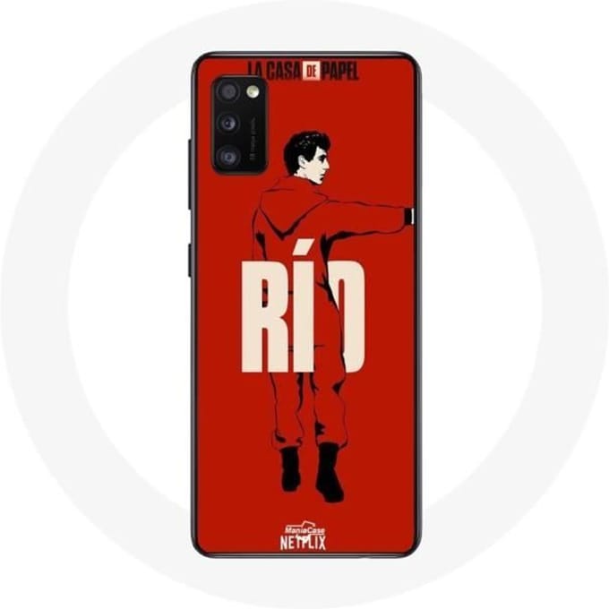 Samsung Galaxy A41 hoesje La casa de papel Rio tekening