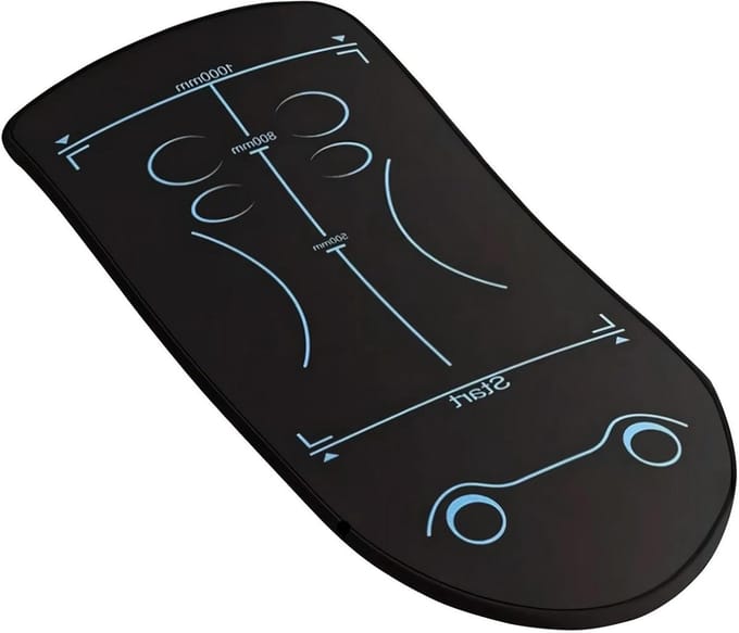 Oefeningsmat AB Roller - Workout mat - Core training - Hoge dichtheid demping - 150x60 cm - Zwart