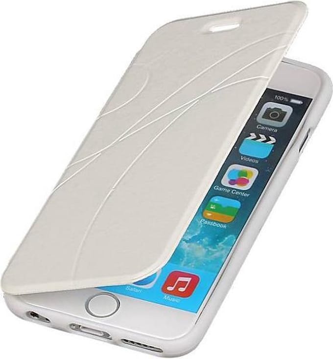 Easy Booktype hoesje Geschikt voor iPhone 6 Wit
