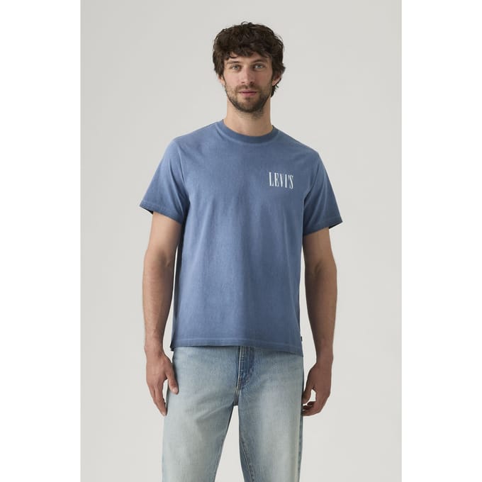 Levi's Ss Relaxed Fit Tee Distressed Serif Taglia: M | Magliette basic Outlet | Uomo