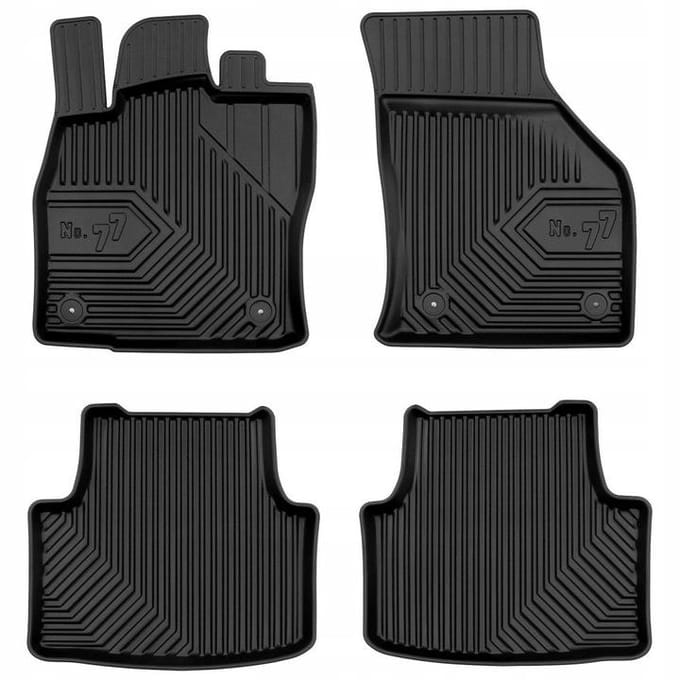 Frogum No.77 & DryZone - Automatten set + Kofferbakmat - Geschikt voor SKODA Octavia III Combi 2012-2020
