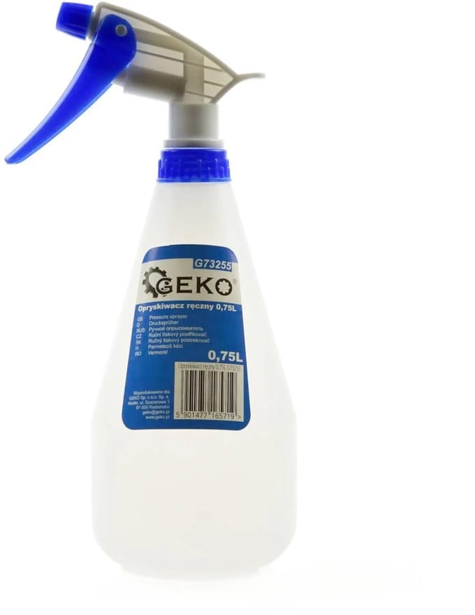 GEKO Handsprayer 750 ml - Regelbare Nozzle - Transparant Design