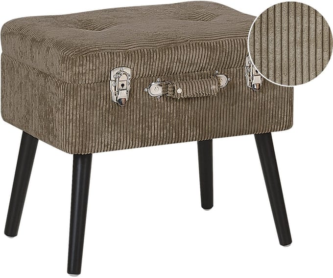 MALLARD - Hocker - Lichtbruin - Corduroy