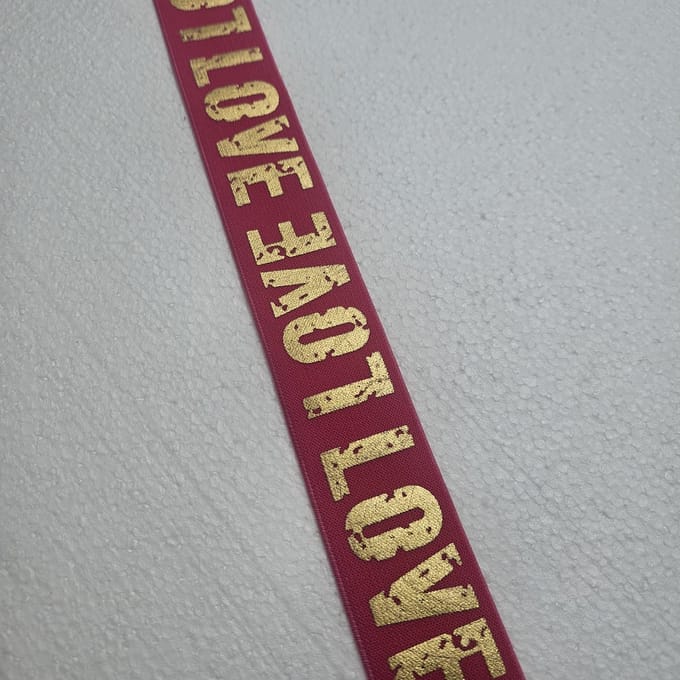 Beach towel strap -Love Fuchsia