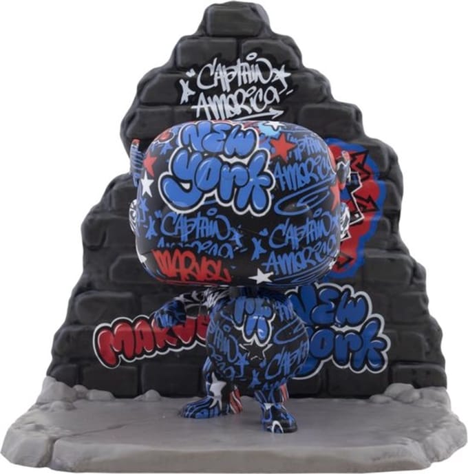 Funko Pop! Captain America - Street Art #752 Exclusive