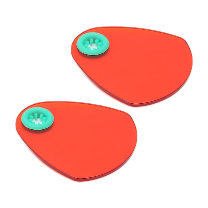 2 stuks Tandheelkundige Lichtuithardingsplaat Tandheelkundige Lichtschaduwplank Tandheelkundig Instrument Accessoire Rood blue